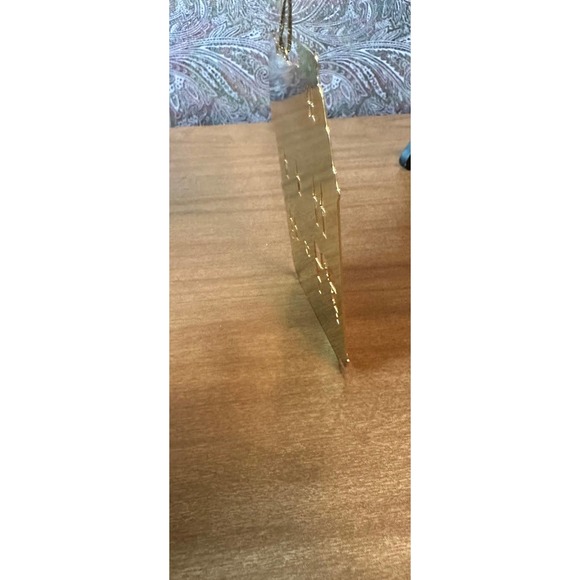 Vintage 24K plated Christmas ornament - Picture 4 of 10